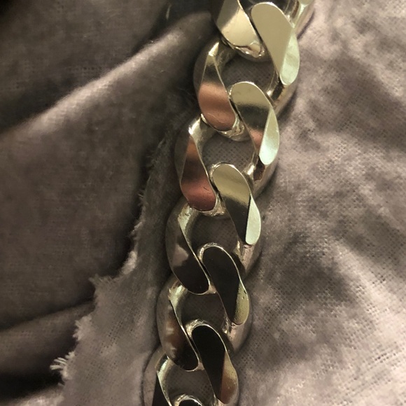 925 sterling silver Cuban Link Bracelet Brand New! - Picture 3 of 11
